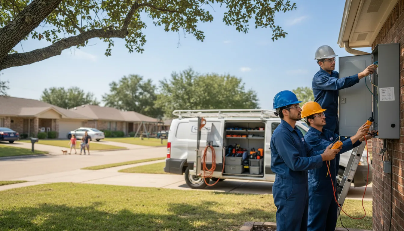 Certified electrician providing emergency electrical services in Braxton, MS